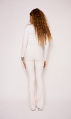 calça flare new poliamida