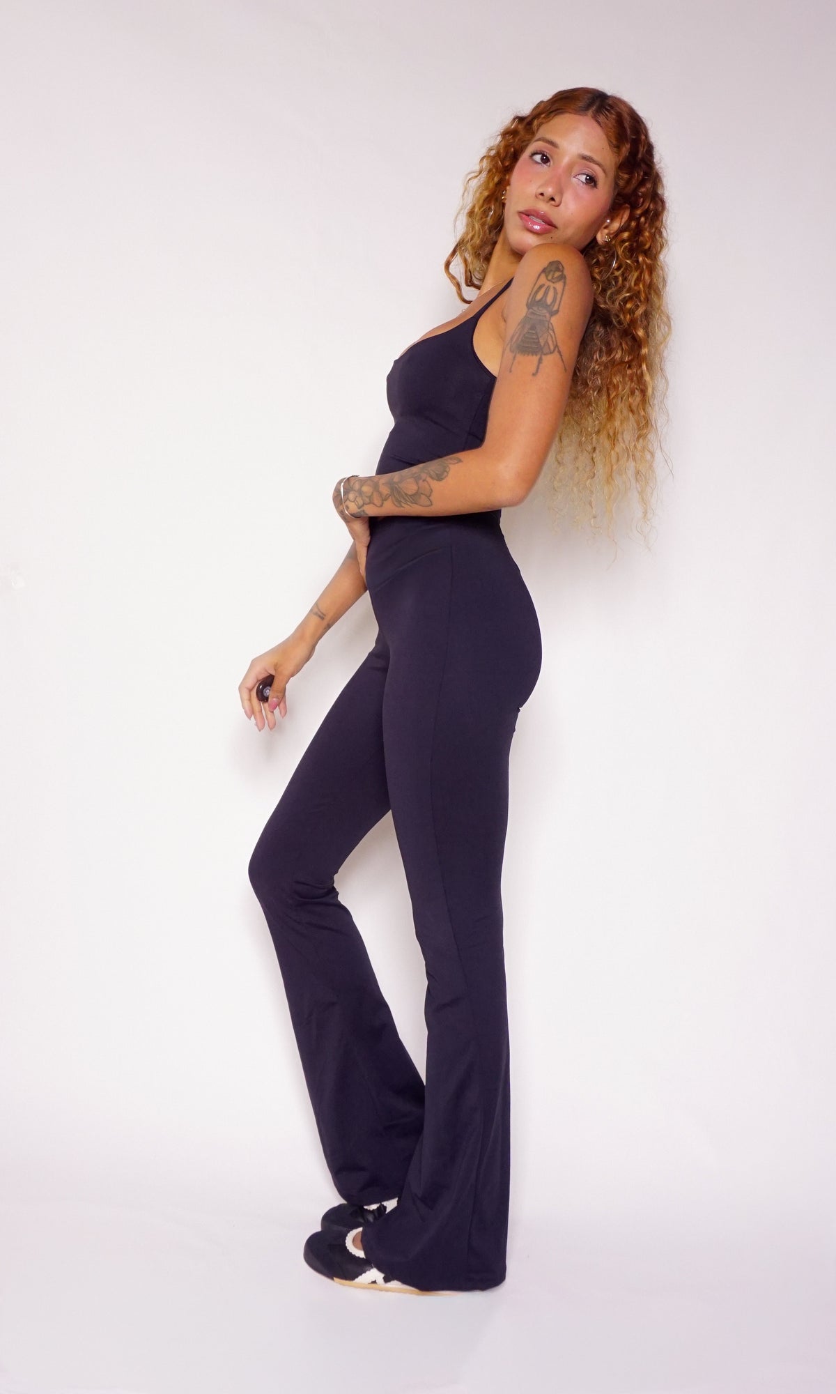 calça flare new poliamida