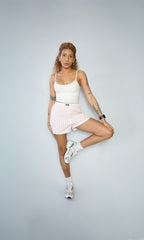 shorts stripes algodão