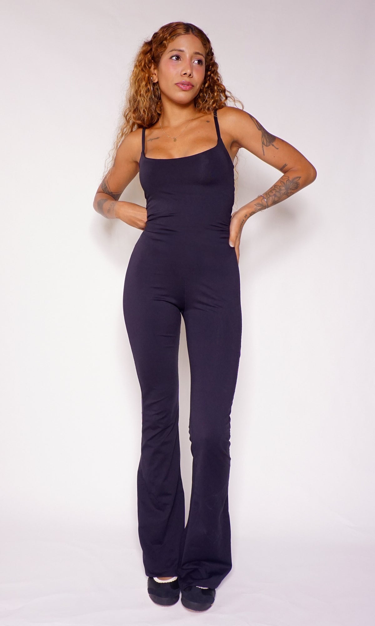 calça flare new poliamida