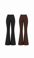 combo calça flare new poliamida