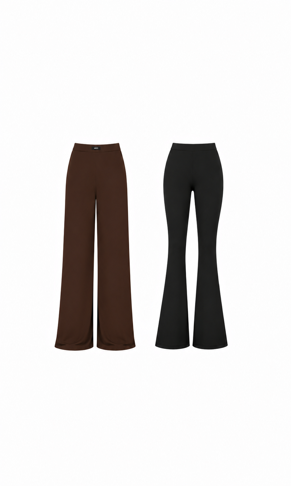 combo calça flare + flow