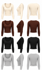 blusa uber decote