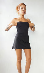 vestido strapless