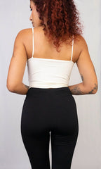 combo calça flare + regata