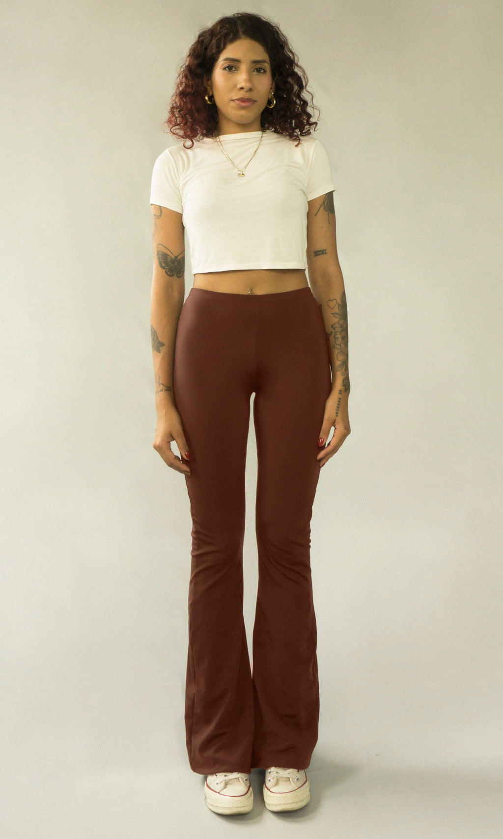 combo calça flare new poliamida