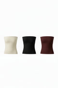 combo tube top basic (3 peças)
